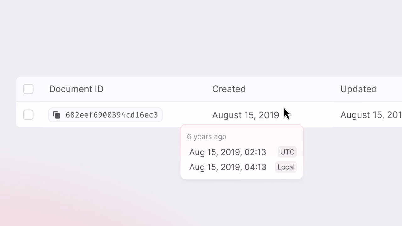 Timestamp Overrides